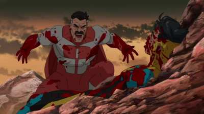 Spoilers for Invincible last ep (also a bit of blood)