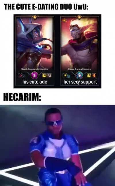 hecarim always keeping the streets of bot lane cleaned