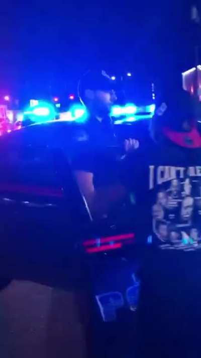 Racists in Atlanta let white police officer know he is unwanted in their neighborhood