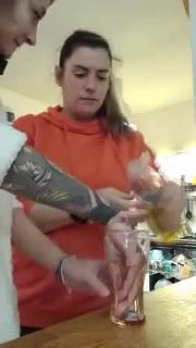 She didn't see it coming