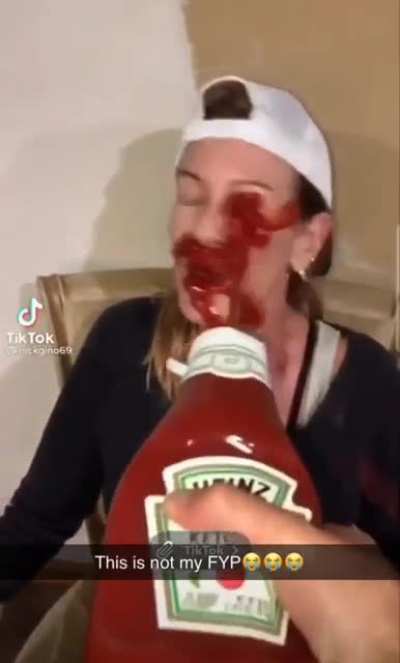 When your schizophrenic mom tries your favorite ketchup
