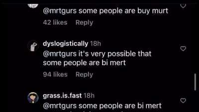 some people are bi, mert