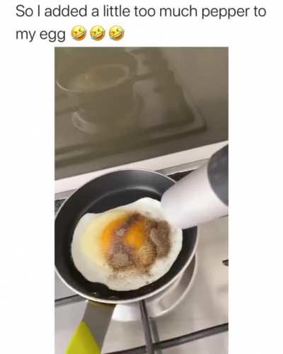 Too much pepper