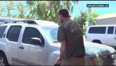 Iraq veteran with severe PTSD wakes up from a seizure thinking he’s in combat. 