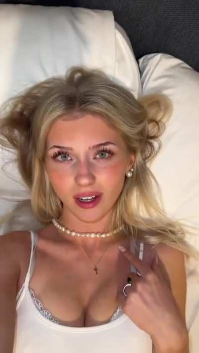 lying in the bed