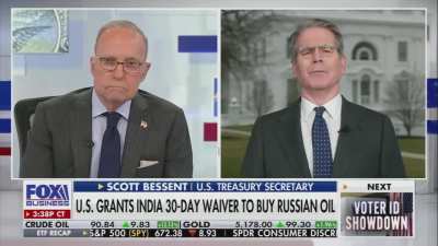 RU POV - US Treasury Secretary Scott Bessent - 