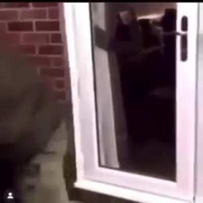 MF hit his girlfriend and her brother beats his crybaby ass