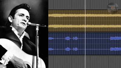 Johnny Cash sings 