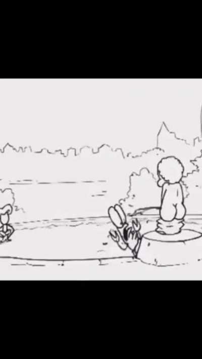Pissing boy