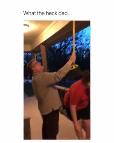 To prank dad