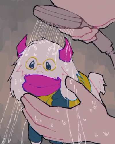 the fluffy boy deserves a good bath! (@AliceZaKat_)