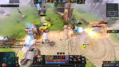 Ursa 1v5 rampage, literally unkillable. (Aghs Shard + Aghs + Spell Prism + Octarine)
