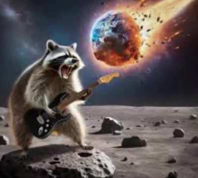 Sick fucking raccoon