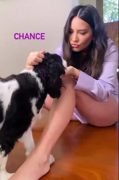 Olivia Munn at home