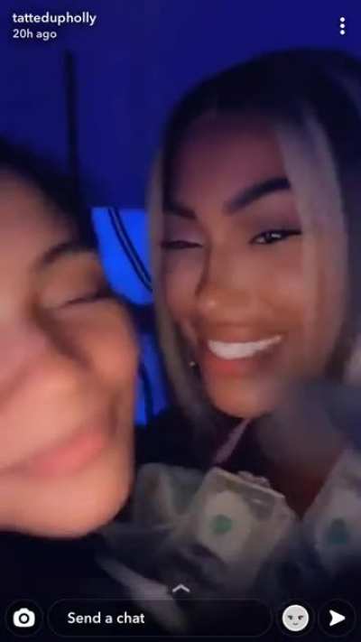 Iva holly with a friend