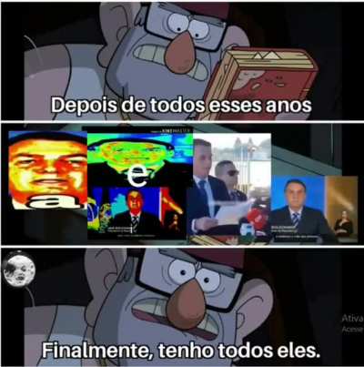 Finalmente depois de todos esses anos eu tenho todos