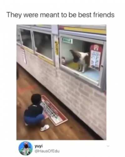 Every kid needs a dog best friend.