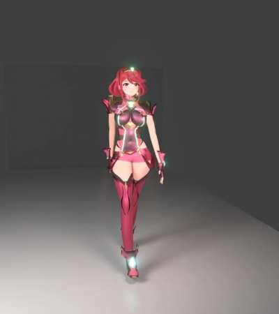 Pyra Walking Animation