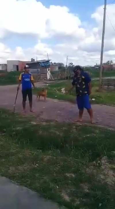 Por suerte tenía barbijo