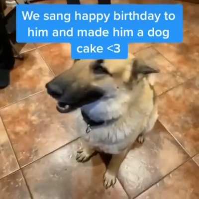 Yesterday was his birthday... He's so happy...