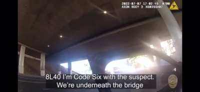 A man charges a cop with a knife | Police Bodycam Footage