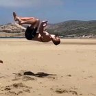 Bros Beach backflip