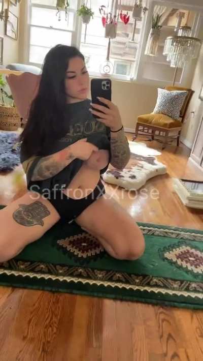 I love the look of shock on people's faces when I reveal how big my tits really are