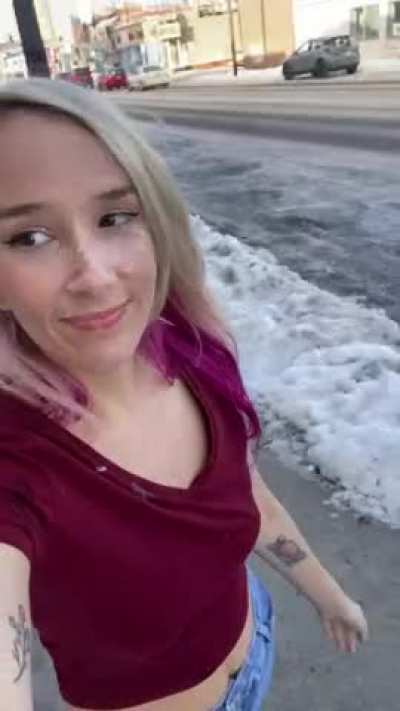 My first CumWalk… I was so nervous