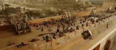 This action scene from Indian movie