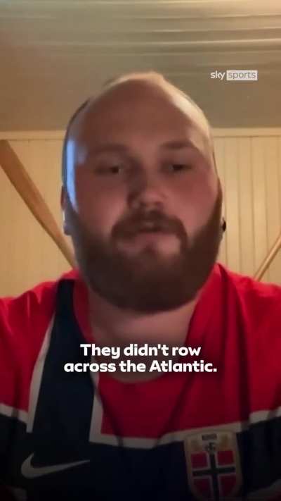 Norwegian Fan on Skysports explains why he refuses to take part in the viking row.