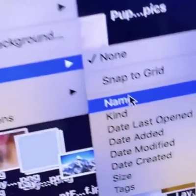 Organizing a desktop