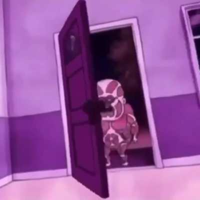 Me leaving my room after getting the biggest shaft of my life