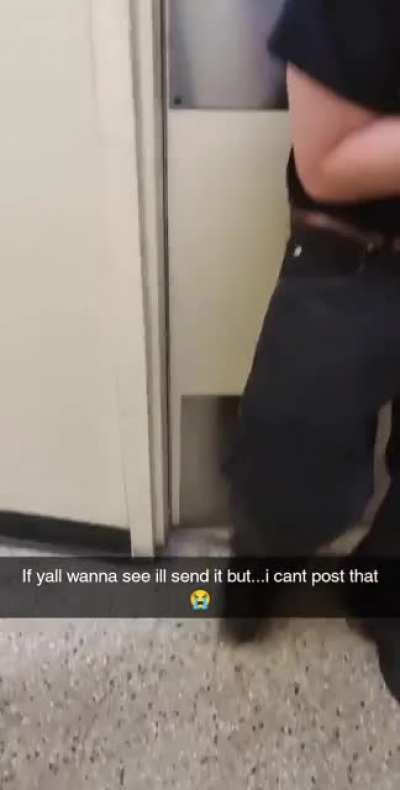 A customer lift us a HUGE surprise on the floor and walls