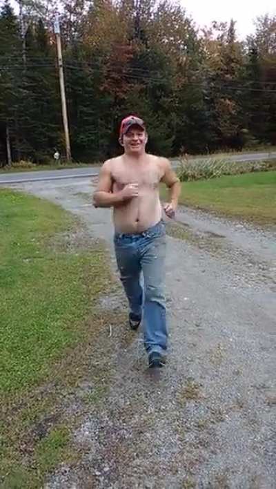 Lorne is running towards you. What do you do?