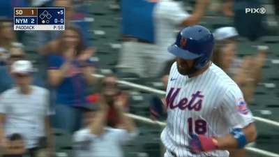 [Highlight] SD@NYM: Jose Peraza hits a go-ahead 2-run home run