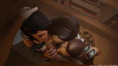Miranda, Jack and Ashley (SavageCabbage) [Mass Effect]