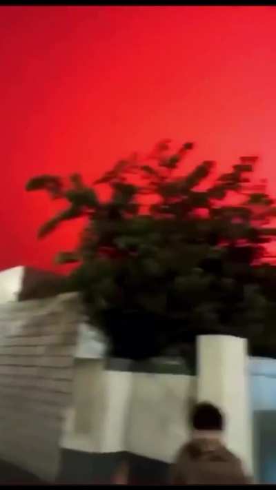 Red Sun in the Sky...literally