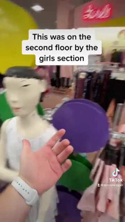 Finding a racist mannequin at Boscovs…