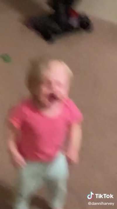 Making your child sad for a tiktok