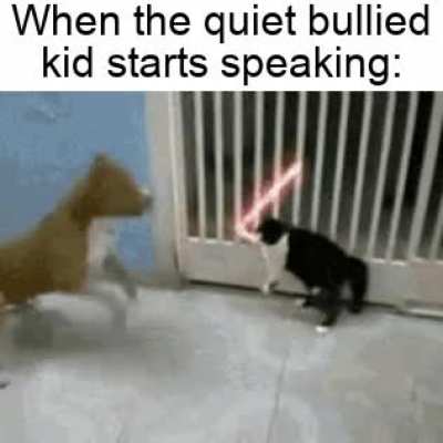 The bully isn't the same guy anymore