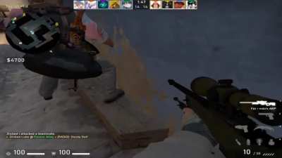 POV of getting no scoped from across the map