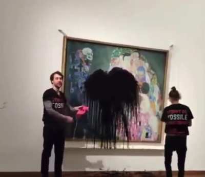 Attack on Gustav Klimt's 
