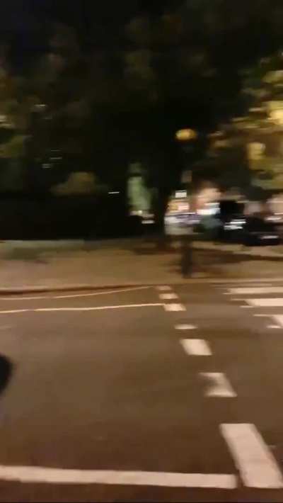 Crossing the street