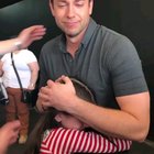 Zachary Levi meeting a young fangirl :)