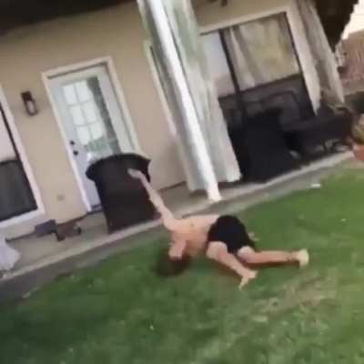 Dude gets folded like a chair