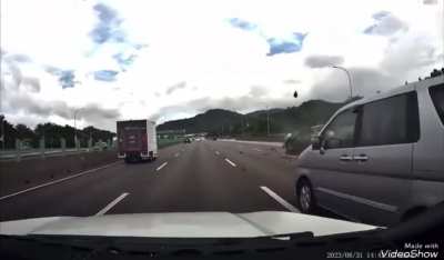 A rollover and ejection