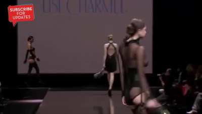 Sheer beauty on the catwalk