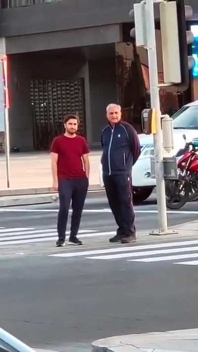 Former COAS standing like a clown