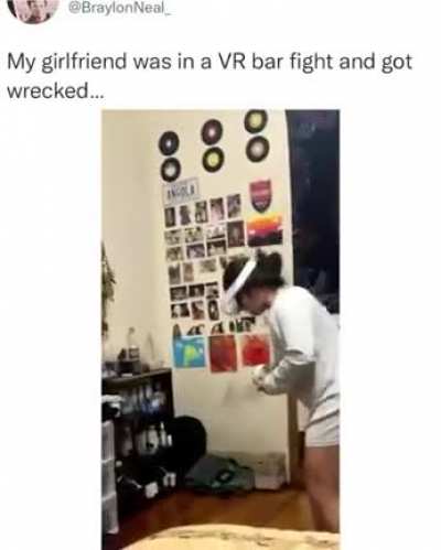This dude has to be impressed with her moves..