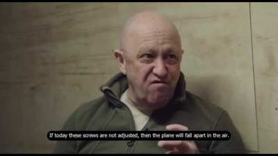 For some reason, this video of Wagner Group CEO Yevgeny Prigozhin foreshadowing his death is not being shared by the Russian media.